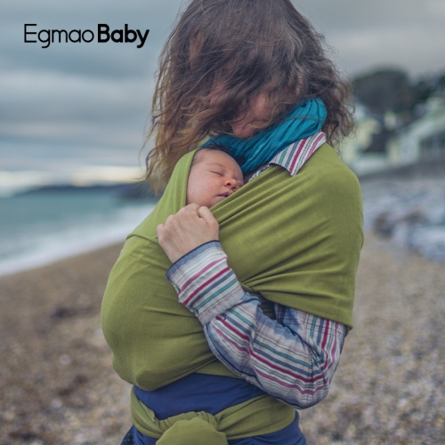 Baby Wrap Carrier Newborn Sling para un uso y transporte seguro y fácil de bebés, recién nacidos y bebés