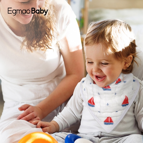 3件裝嬰兒平紋細布圍嘴給男嬰和女嬰的最佳禮物