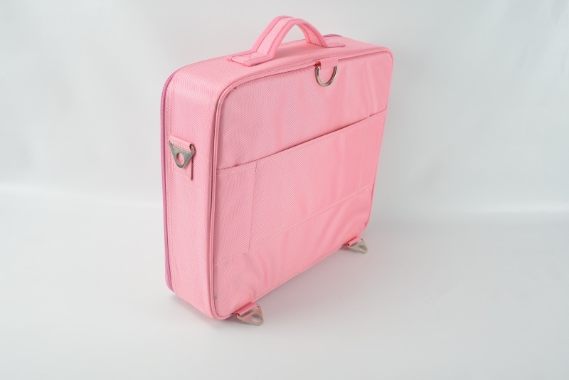 Pink beauty Pro makeup case storage toiletry travel Oxford makeup organizer 