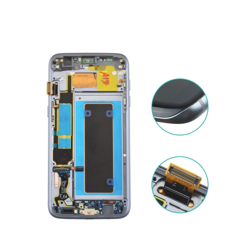 Fast shipping for Samsung Galaxy S7 Edge original LCD with Grade A Glass LCD assembly with frame