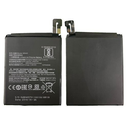 Wholesale price for Xiaomi Redmi Note 5 BN45 original assembled in China battery
