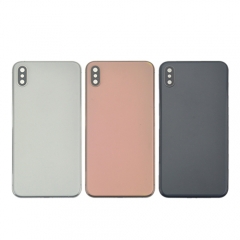 Hot Sale for iPhone XS Max Back Cover With Middle Frame Side Key Card Tray