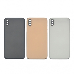 Hot Sale for iPhone XS Back Cover With Middle Frame Side Key Card Tray