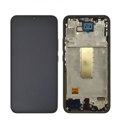 Mobile Phone Lcd Touch Screen Digitizer Assembly with Frame for Samsung Galaxy A34