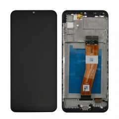 Mobile Phone Lcd Touch Screen Digitizer Assembly with Frame for Samsung Galaxy M03s