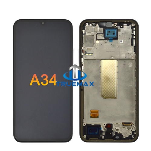Wholesale Replacement Lcd for Samsung Galaxy A34 Touch Screen Display Digitizer Assembly with Frame