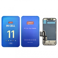ZY INCELL Screen for iPhone 11 Cell Phone LCD Display Complete With Touch Digitizer
