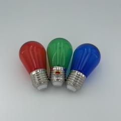 Color filament and Shell S14 Light Bulb 1W