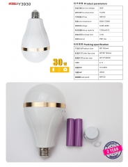 Led Dual battery emergency bulb Y3930