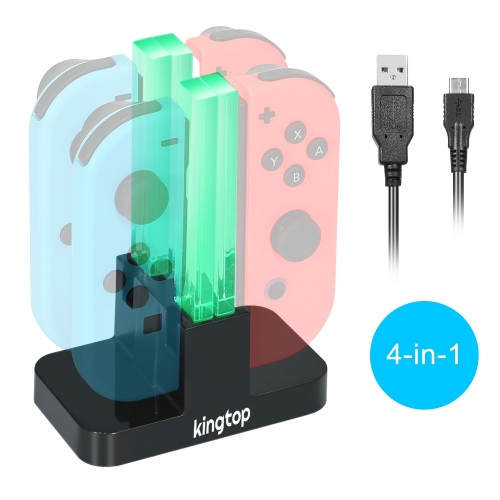 Hülle für Nintendo Switch KINGTOP Hartschalen-Reise-Transportschutzhülle für Nintendo Switch Passend für AC-Ladegerät-Adapter (Schwarz) (Schwarz)