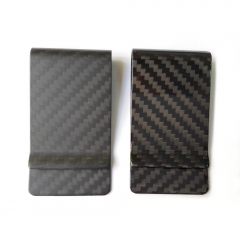 Carbon fiber money clip