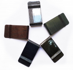 Carbon fiber money clip