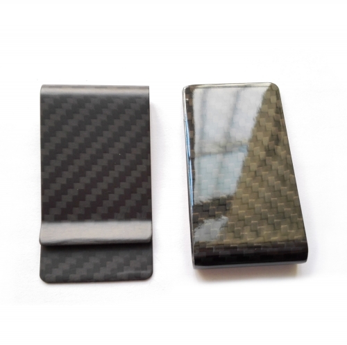 Carbon fiber money clip