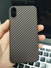 Carbon fiber phone case for iPhone X, XS, XR