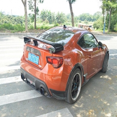 GTR Style Carbon Fiber Rear Spoiler for GT86