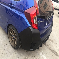 Carbon Fiber Resin PP Rear Bumper Lip for Honda Fit