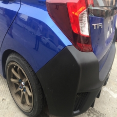 Carbon Fiber Resin PP Rear Bumper Lip for Honda Fit