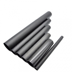 Different Type of Custom Size Black Carbon Fiber Round Tube