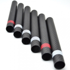 Customized Black Carbon Fiber Round Tube