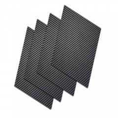 Custom Size Black Carbon Fiber Sheet Twill Matte