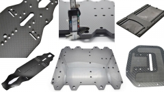 carbon fiber cnc cutting parts for UAV drone frame