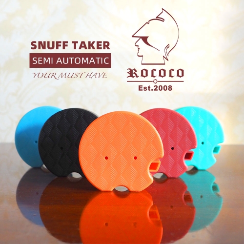 Snuff Taker- ROCOCO Semi automatic snuff box-ABS 5 colors-Ebony and Brass