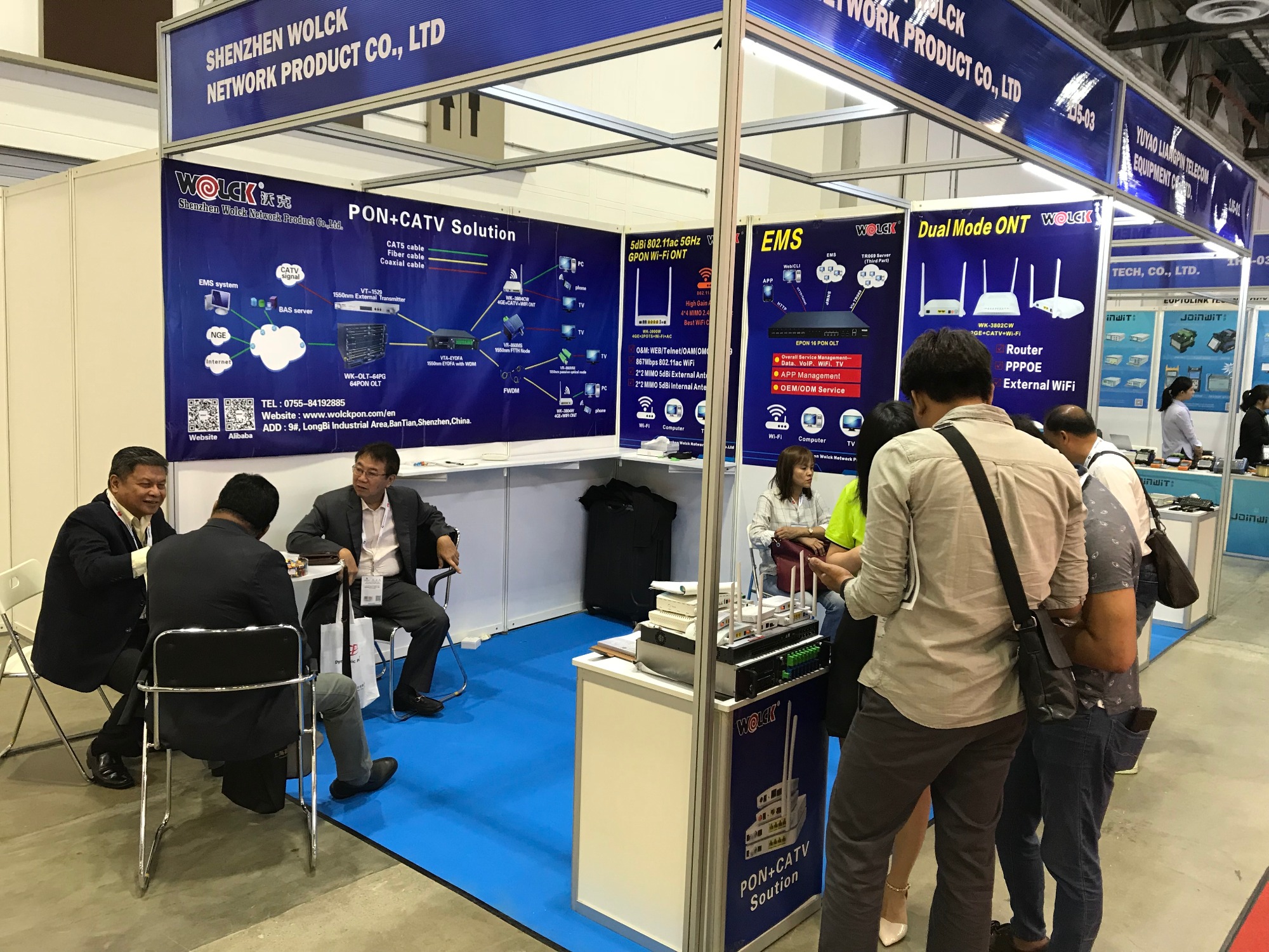 WOLCK took part in the CommunicAsia 2018 event in Singapore
