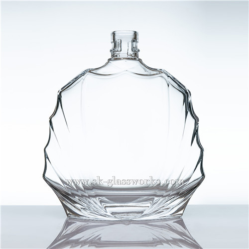 Bouteille de verre de whisky 1000ml