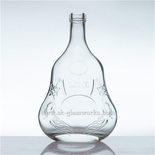 Bouteille de brandy en verre 500ml