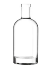 50ml Round Glass Bottle