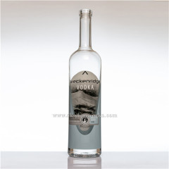 750ml Liquor Glass Bottle