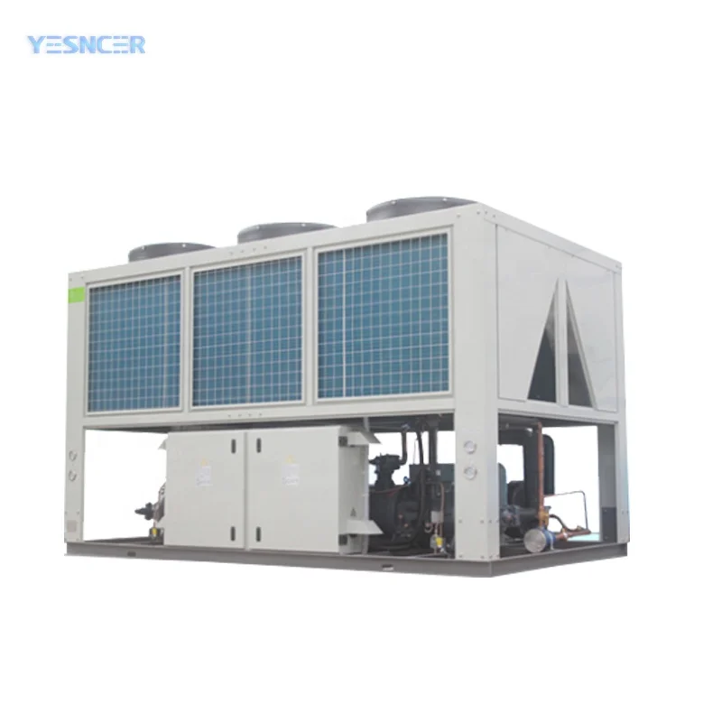 New High-Efficiency R134a Household Air-Cooled Water Chiller PLC Core Components Manufacturing Plants Retail Farms Vortex Heat