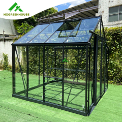 EXTRA STRONG glass greenhouse 8X6FT HX98124