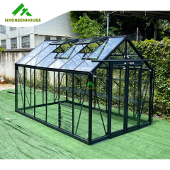 EXTRA STRONG glass greenhouse 16x8FT HX98123