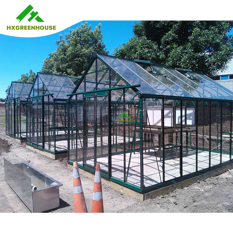 EXTRA STRONG glass greenhouse 14x8FT HX98127