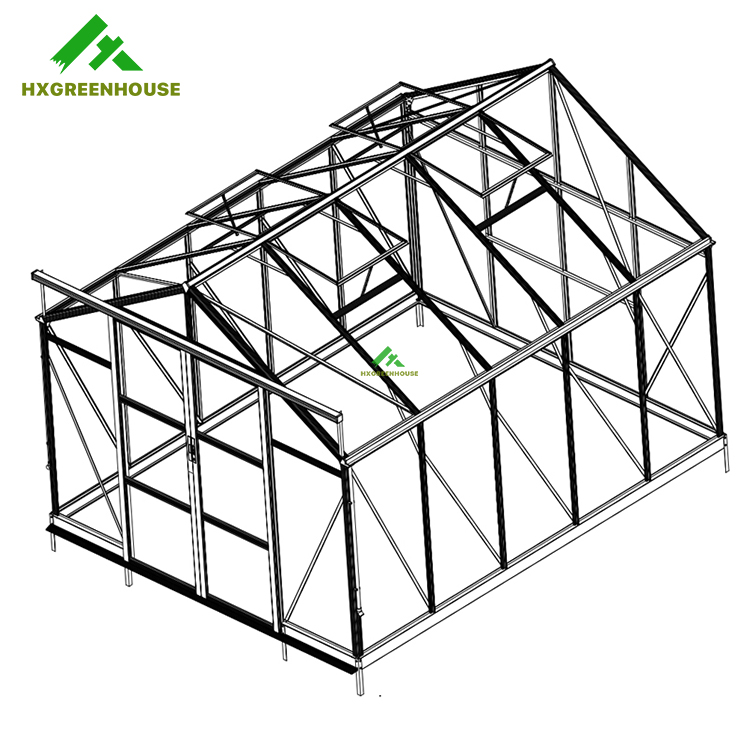 10mm Luxury greenhouse 10x10FT HX67135