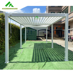 Pergola bioclimatique en aluminium d'extérieur