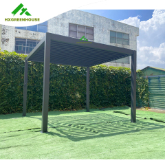 Pérgola bioclimática de aluminio exterior