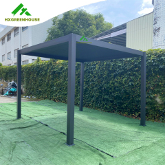 Pergola bioclimatique en aluminium d'extérieur