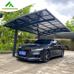 Carport de aluminio de policarbonato sólido sombra de sol al aire libre