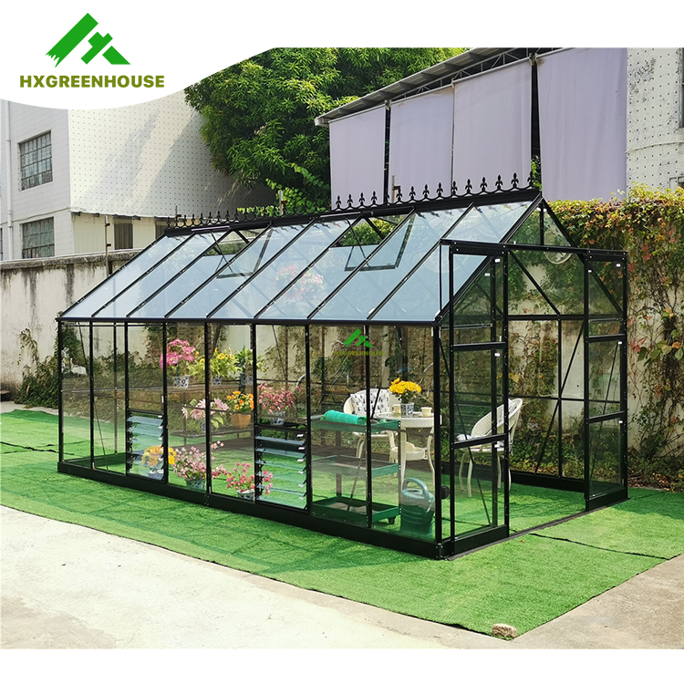 Spring clips glass greenhouse HX75120 Serise