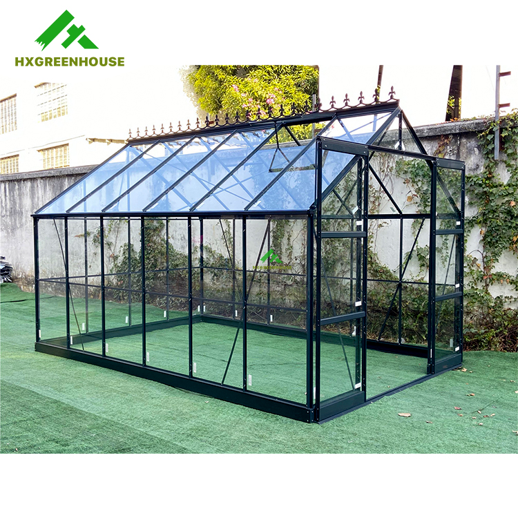 Spring clips glass greenhouse HX75120 Serise