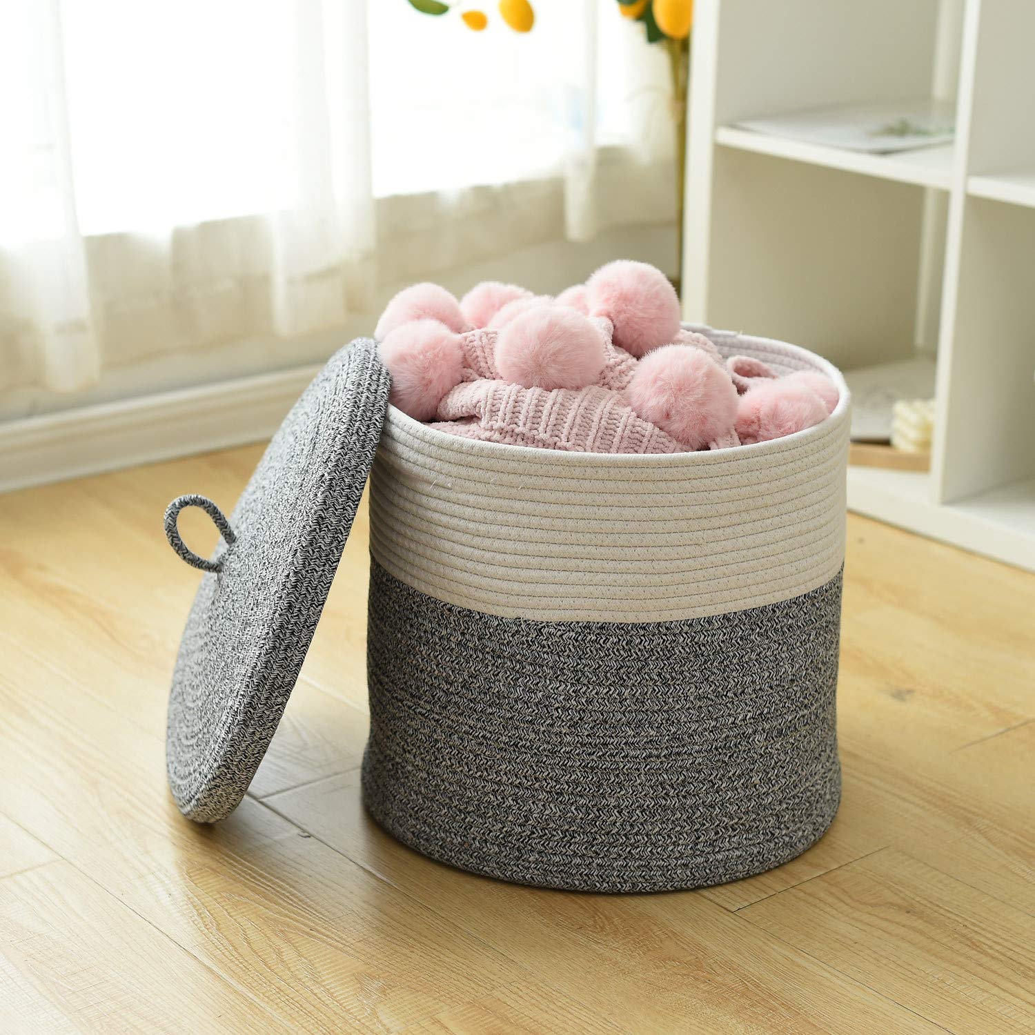 Foldable Cotton Basket for thewarmhome!