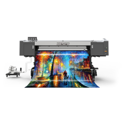 锐诺斯R180网带机UV卷材打印机