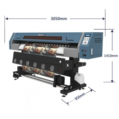 X2S 1.6m/1.92m Eco Solvent Printer with 2 i3200 heads