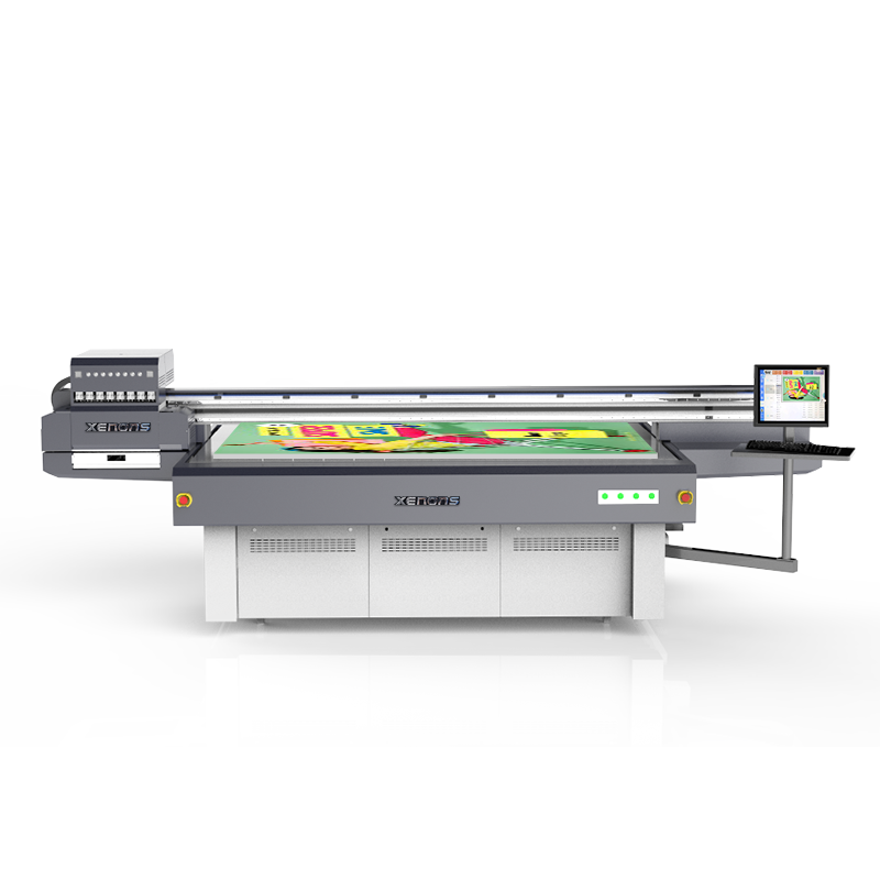 X2513-2.5*1.2m UV LED Flatbed Inkjet Printer (max support 12*industrial head)