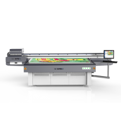 X2513-2.5*1.2m UV LED Flatbed Inkjet Printer (max support 12*industrial head)