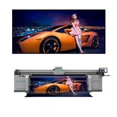 X4Plus 3.2m大幅面UV卷材打印机4-8头理光G6工业UV卷对卷