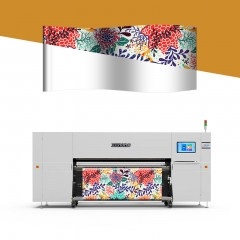 Jumbo roll media system 2m dye sublimation printer with 8 colors