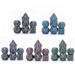 Old Dragon Font Metal Dice（Dragon Font）